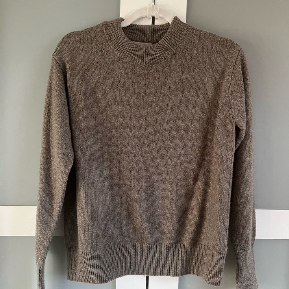 H & M Crewneck Sweater Grey/Green